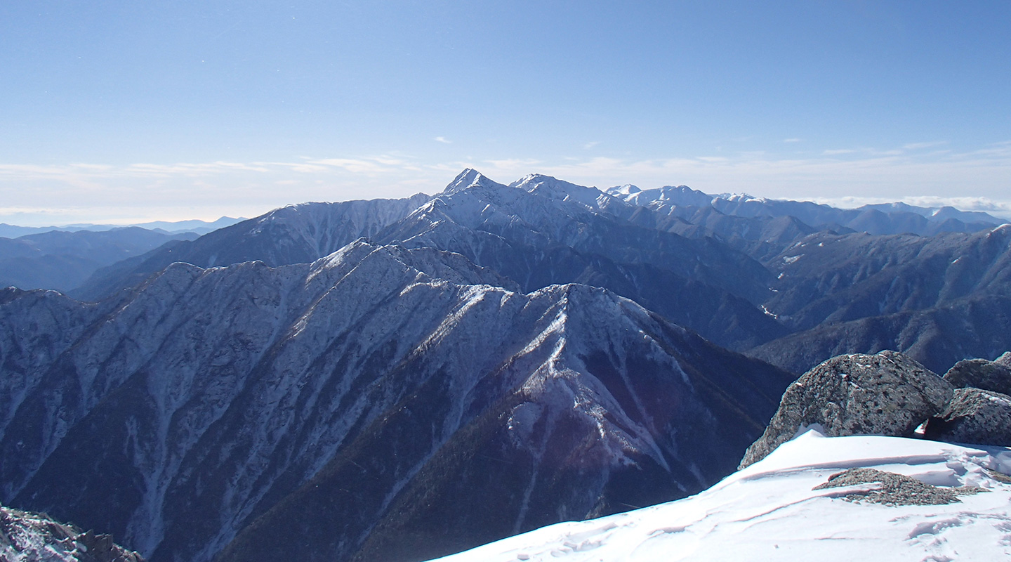 年末年始 雪山登山 南アルプス 甲斐駒ケ岳