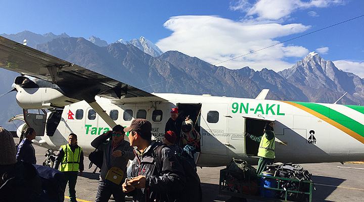 ネパール　ルクラ空港