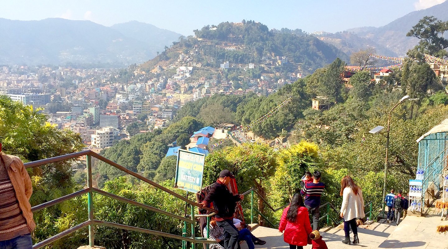 ネパール観光　スワヤンブナート