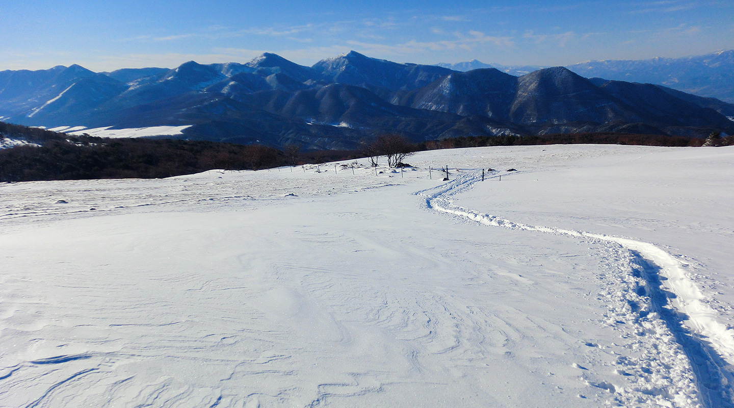 四阿山　山スキー