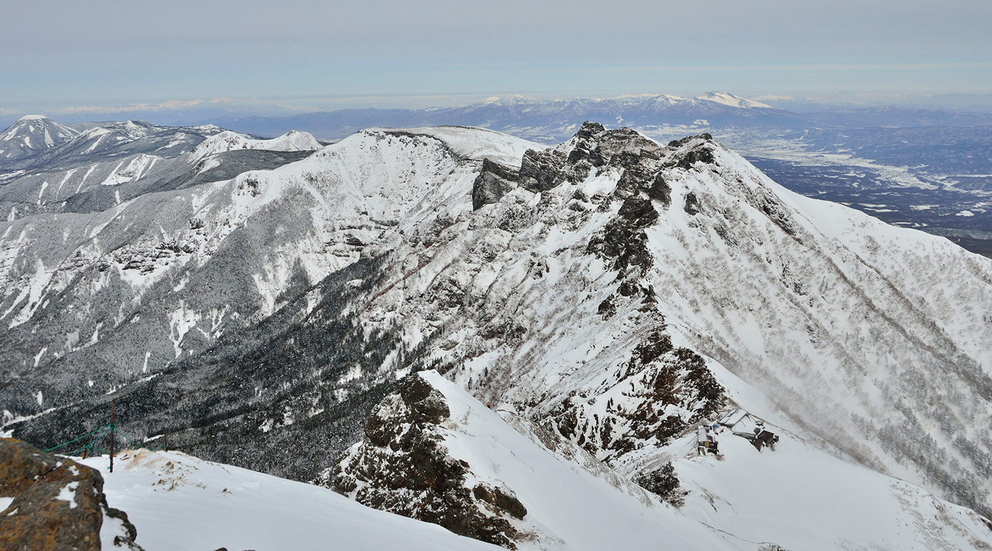 八ヶ岳　赤岳　厳冬期雪山登山